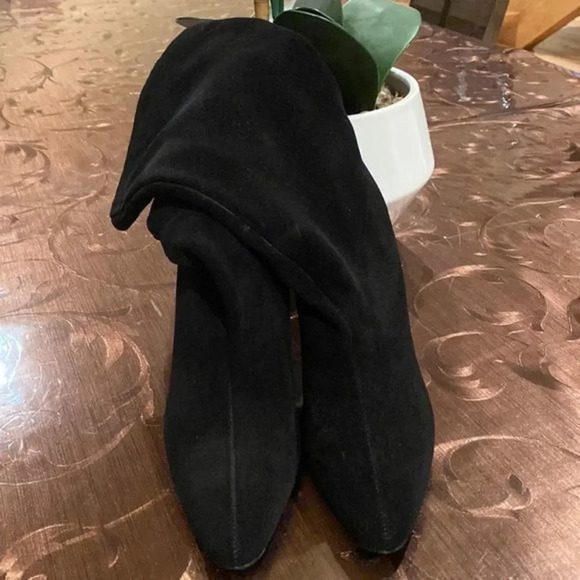 Zara Boots  
COWBOY SPLIT LEATHER HEELED ANKLE BOOTS - Picture 5 of 10